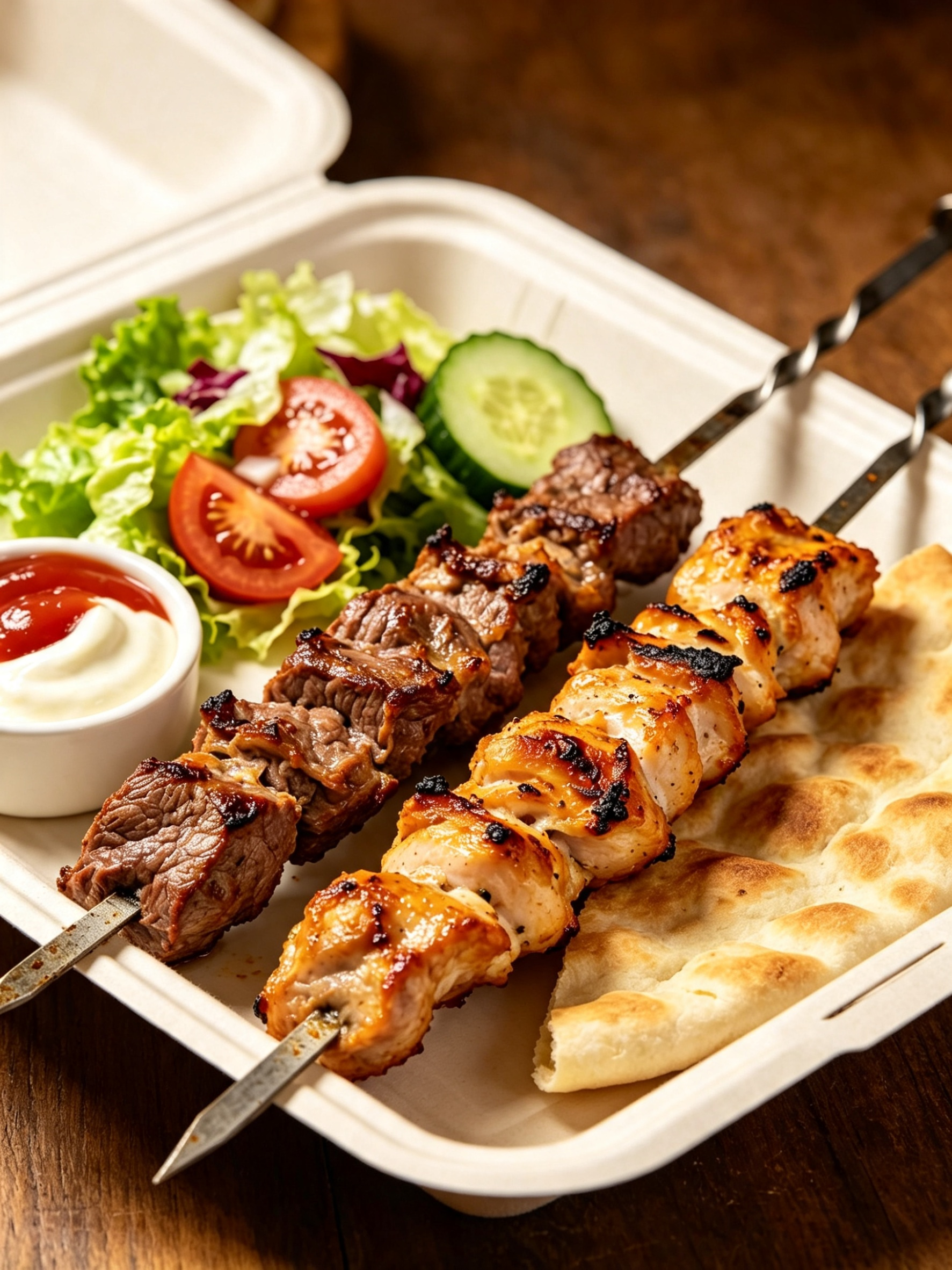 Lamb Shish + Chicken Shish