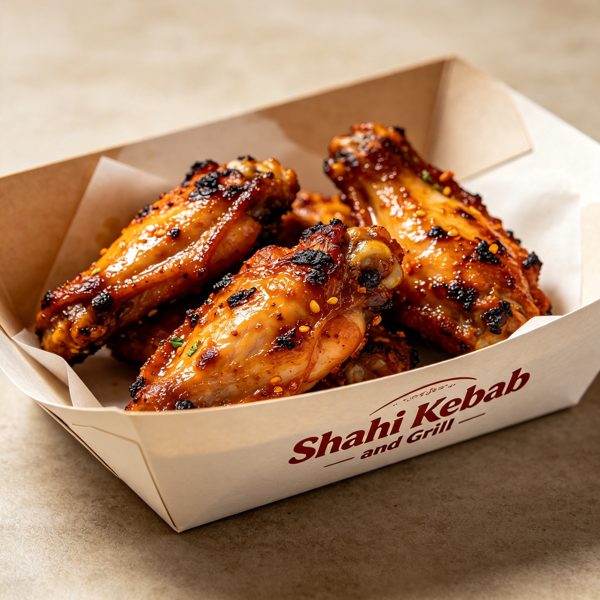 Grilled Chicken Wings (5 Pieces)